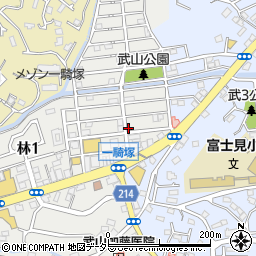 タイムズ横須賀林第２駐車場周辺の地図