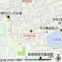 愛知県尾張旭市平子町中通188周辺の地図