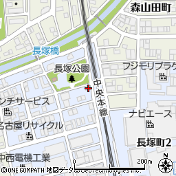 愛知県春日井市長塚町1丁目27周辺の地図