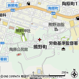 愛知県瀬戸市熊野町66-2周辺の地図