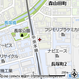 愛知県春日井市森山田町109周辺の地図