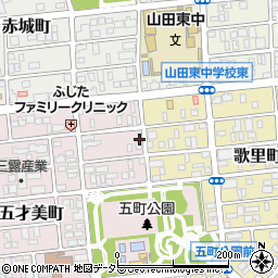 愛知県名古屋市西区五才美町266周辺の地図