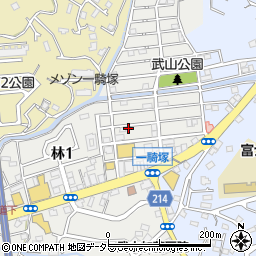 〒238-0315 神奈川県横須賀市林の地図