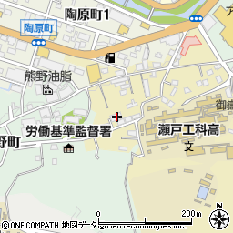 愛知県瀬戸市西権現町51周辺の地図