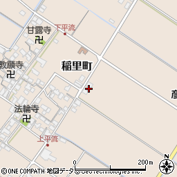 滋賀県彦根市稲里町332周辺の地図