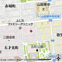 愛知県名古屋市西区五才美町263周辺の地図