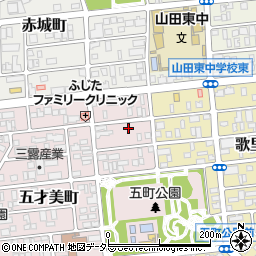 愛知県名古屋市西区五才美町262周辺の地図