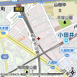 アメニティー上小田井周辺の地図
