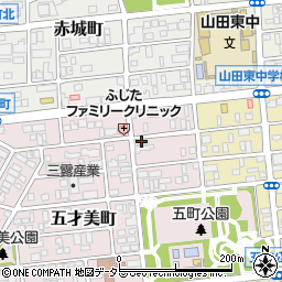 愛知県名古屋市西区五才美町259周辺の地図