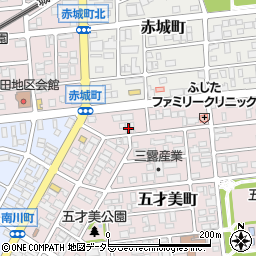 愛知県名古屋市西区五才美町94周辺の地図