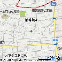 愛知県名古屋市北区楠味鋺4丁目1307周辺の地図