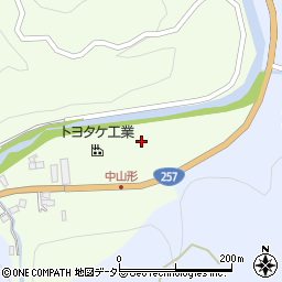 愛知県豊田市桑原町中山形周辺の地図