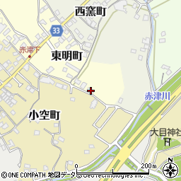 愛知県瀬戸市東明町25周辺の地図