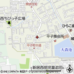 愛知県尾張旭市平子町中通249-4周辺の地図