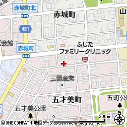 愛知県名古屋市西区五才美町98周辺の地図