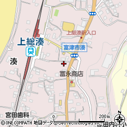 千葉県富津市湊666周辺の地図