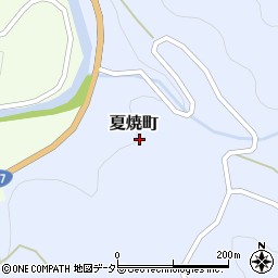 愛知県豊田市夏焼町モリシタ周辺の地図
