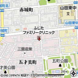 愛知県名古屋市西区五才美町113周辺の地図