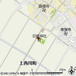 滋賀県彦根市上西川町250周辺の地図