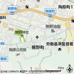 愛知県瀬戸市熊野町60周辺の地図