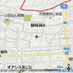 愛知県名古屋市北区楠味鋺4丁目908周辺の地図