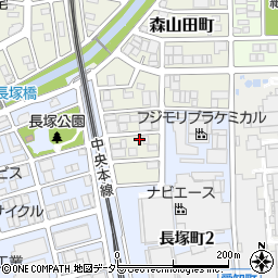 愛知県春日井市森山田町101周辺の地図