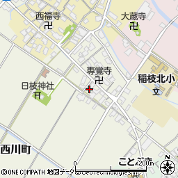 滋賀県彦根市上西川町482周辺の地図