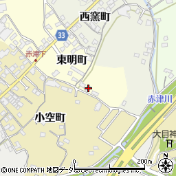 愛知県瀬戸市東明町24周辺の地図