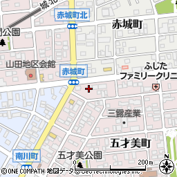 愛知県名古屋市西区五才美町91周辺の地図