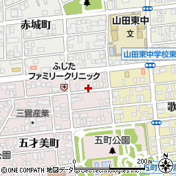 愛知県名古屋市西区五才美町275周辺の地図