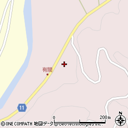 愛知県豊田市有間町惣作周辺の地図