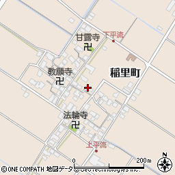 滋賀県彦根市稲里町1343周辺の地図