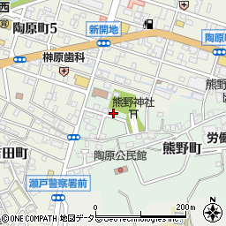 愛知県瀬戸市熊野町82周辺の地図