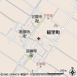 滋賀県彦根市稲里町1343-3周辺の地図