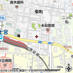 ファミリーマート富士宮東町店周辺の地図