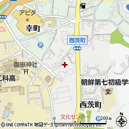 愛知県瀬戸市西茨町106周辺の地図