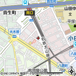 愛知県名古屋市西区八筋町262周辺の地図