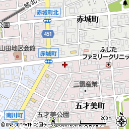 愛知県名古屋市西区五才美町92周辺の地図