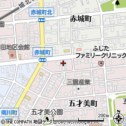 愛知県名古屋市西区五才美町95周辺の地図