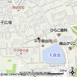 愛知県尾張旭市平子町中通202周辺の地図