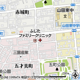 愛知県名古屋市西区五才美町279周辺の地図
