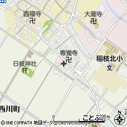 滋賀県彦根市上西川町483周辺の地図