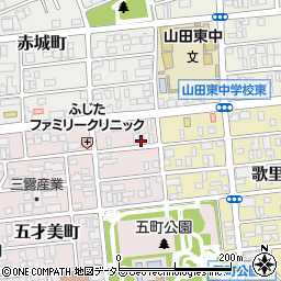 愛知県名古屋市西区五才美町272周辺の地図