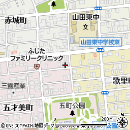 愛知県名古屋市西区五才美町270周辺の地図