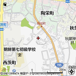 愛知県瀬戸市東茨町60周辺の地図