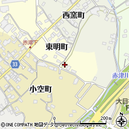 愛知県瀬戸市東明町23周辺の地図