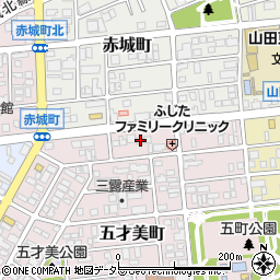 愛知県名古屋市西区五才美町106周辺の地図