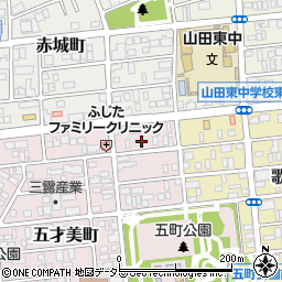 愛知県名古屋市西区五才美町276周辺の地図