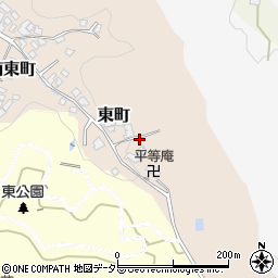 愛知県瀬戸市東町周辺の地図