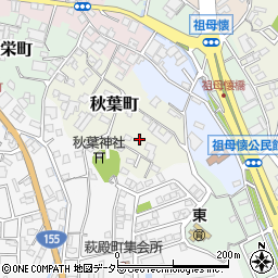 愛知県瀬戸市秋葉町周辺の地図